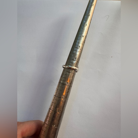 Vintage Sterling Silver Heart Ring Sz 6 3/4 - Picture 5 of 6